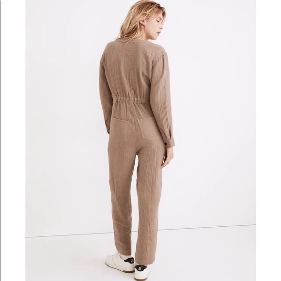 Madewell Stitched Pocket Coverall Jumpsuit - Picture 2 of 6